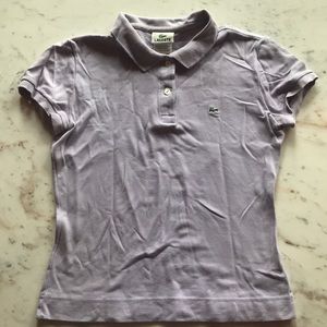 Purple Lacoste Polo